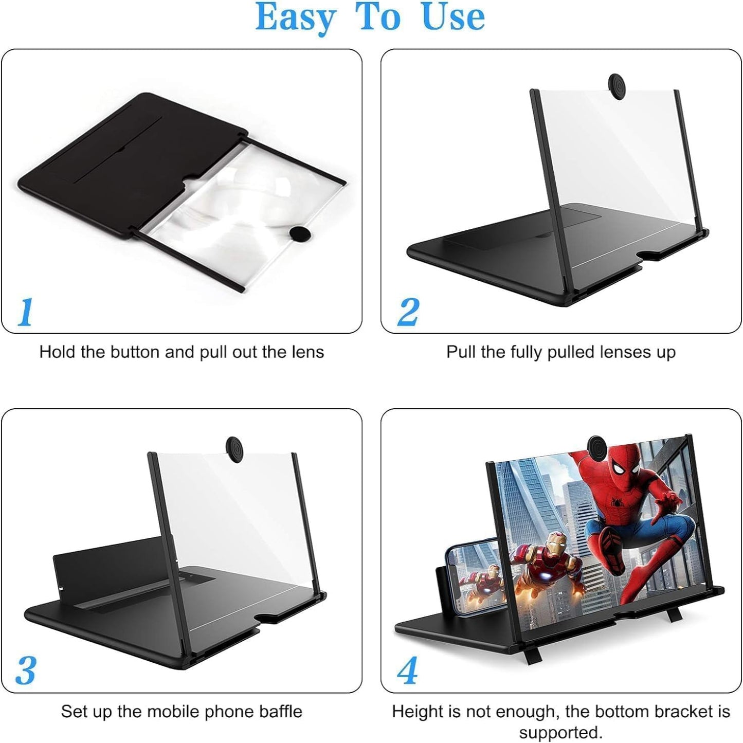 Amplificador pantalla móvil