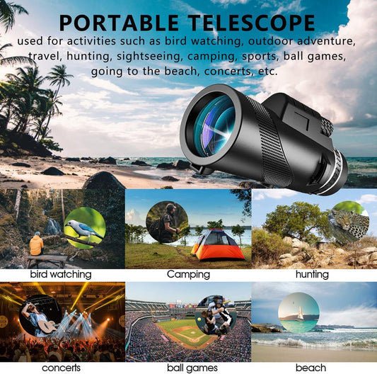 Telescopio monocular para móvil