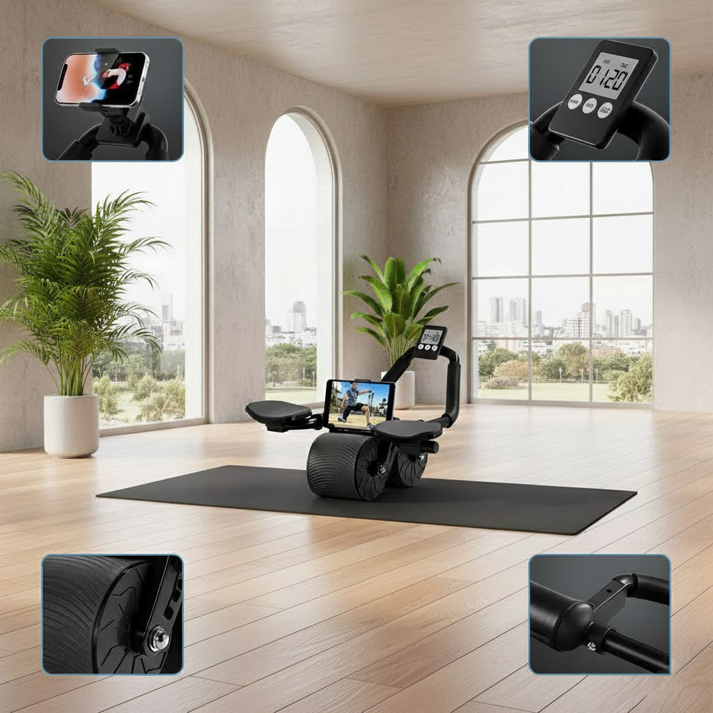 Rueda de ejercicios abdominales profesional