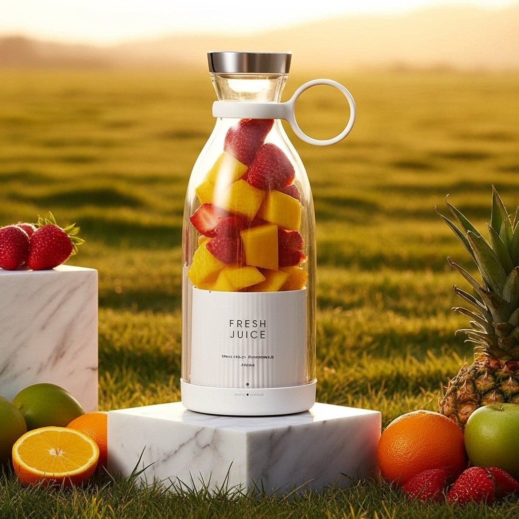 Botella batidora portátil