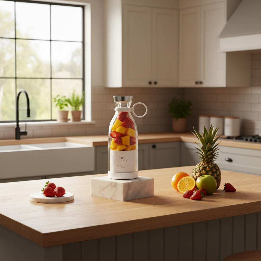 Botella batidora portátil