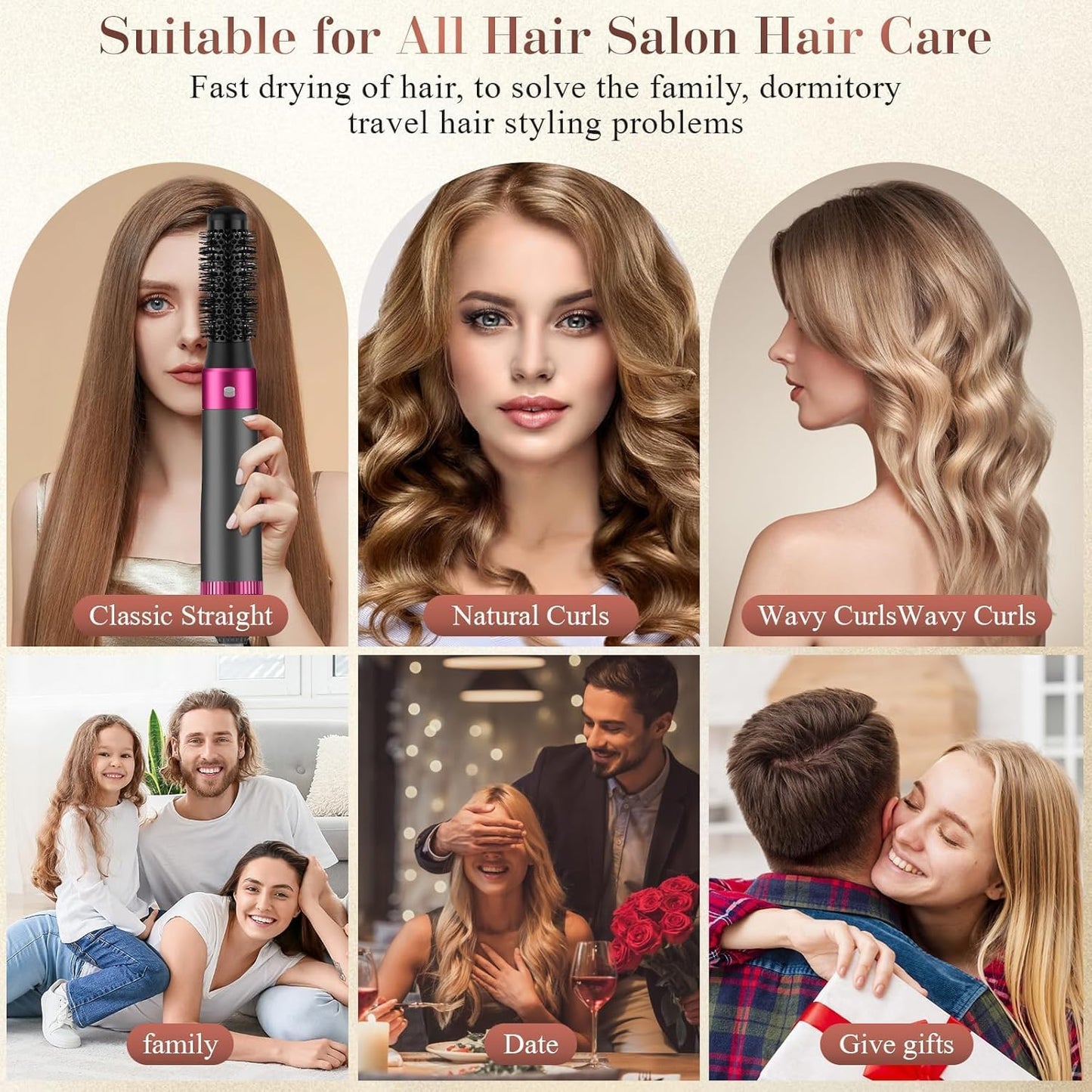 Set cepillo secador 5 en 1