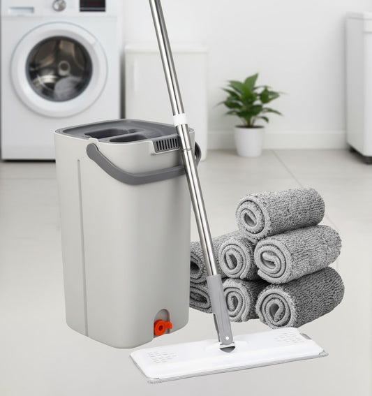 Mopa con cubo escurridor