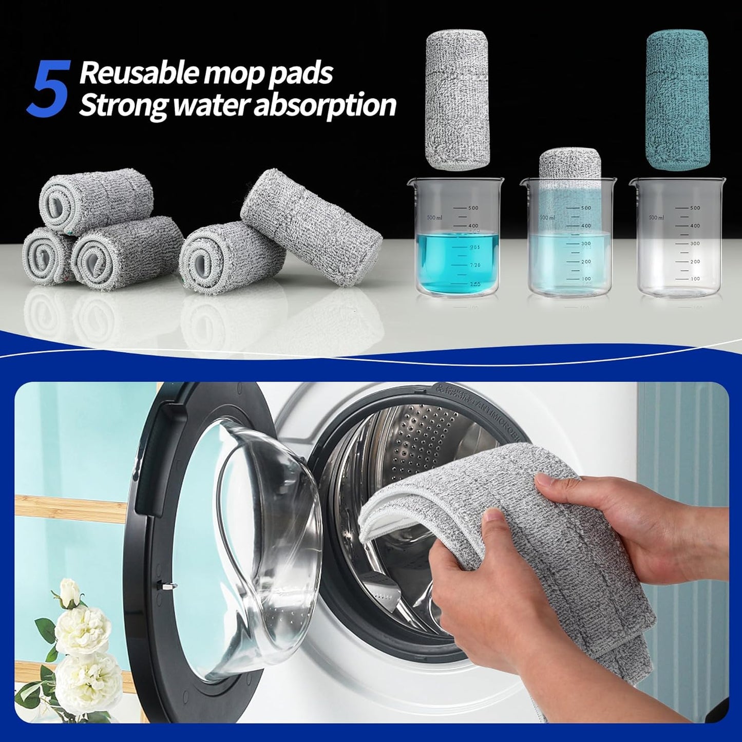 Mopa con cubo escurridor