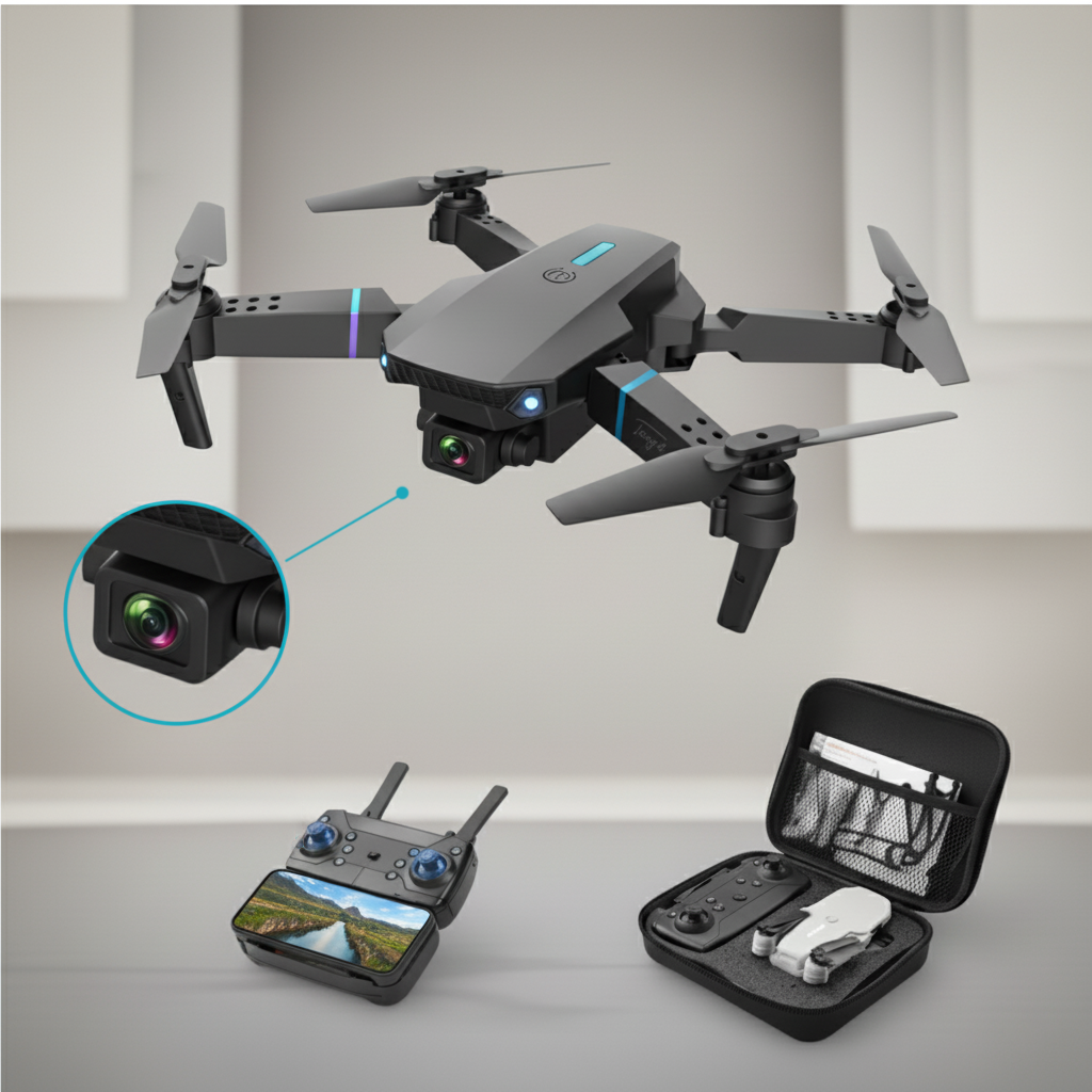 Dron doble cámara 4K