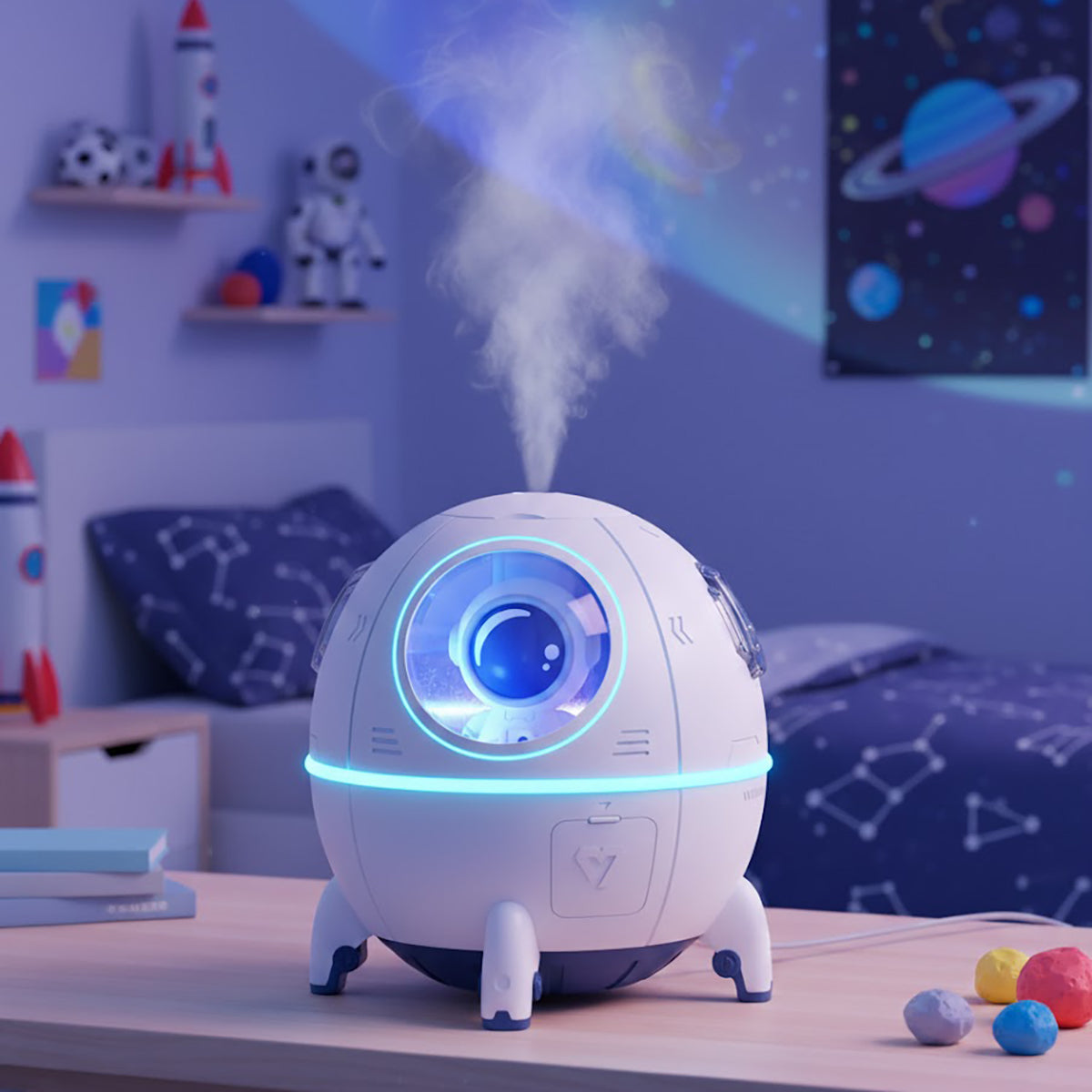 Humidificador nave astronauta USB