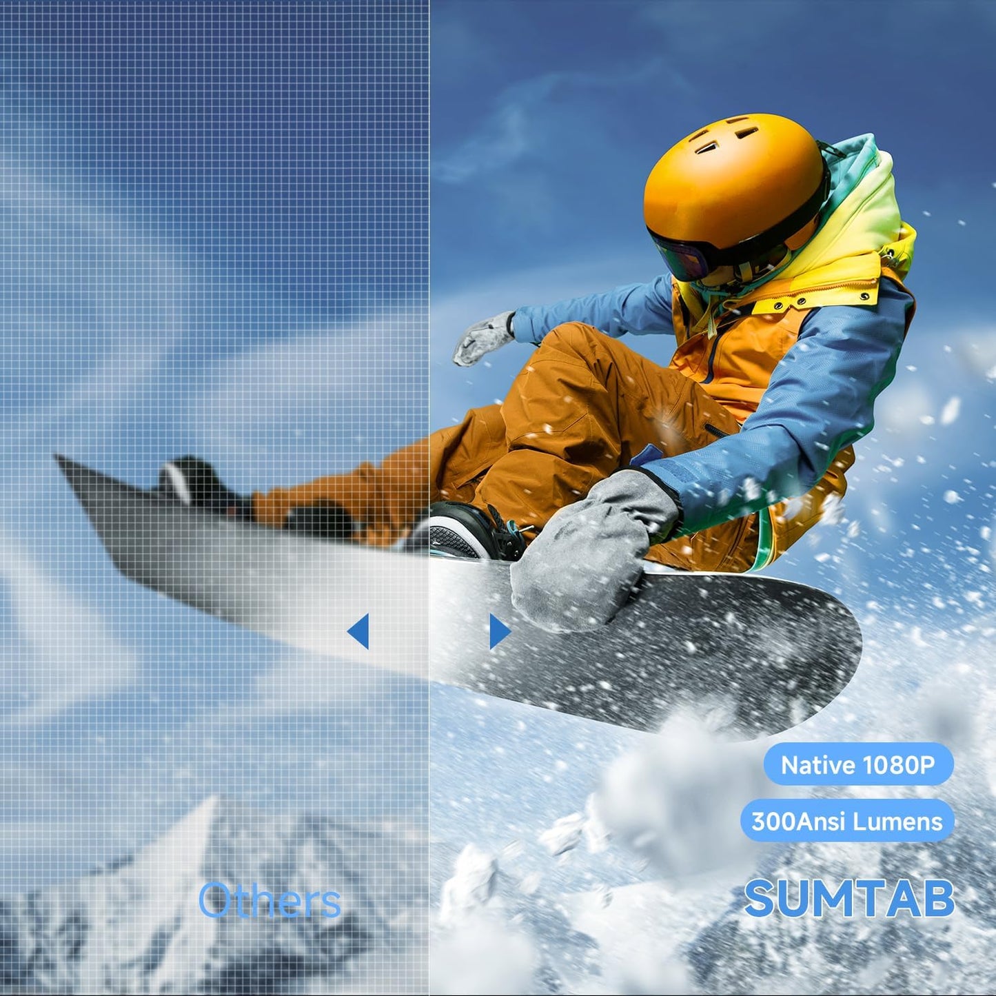 Mini proyector portátil Android Full HD