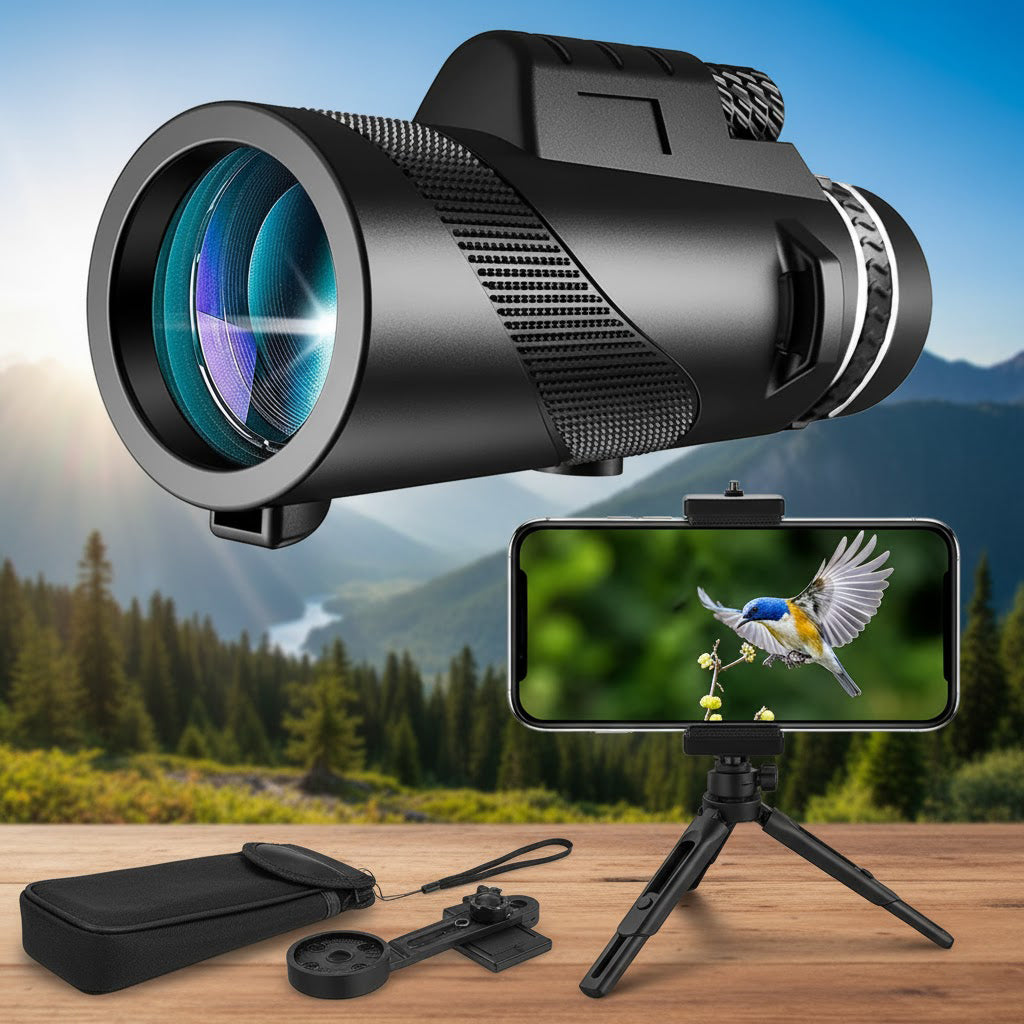 Telescopio monocular para móvil